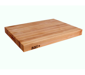 Tábua de corte grossa de dupla face Boos Blocks ProChef em madeira de ácer 61x46x6cm