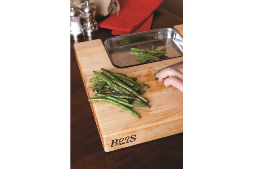 Boos Blocks Prep Masters maple board + steel top 46x46x6cm