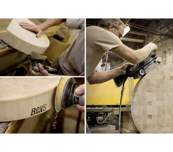 Boos Blocks Gourmet tagliere rotondo spesso in legno d'acero 2