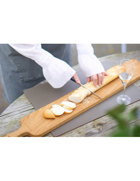 Dutch Deluxes XL STRIPE cutting board 12x70cm with handle