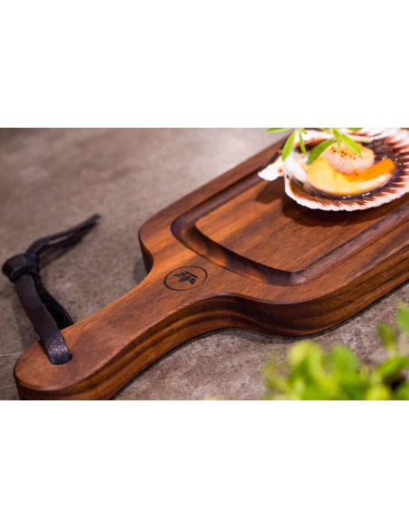 Dutch Deluxes XL STRIPE cutting board 12x70cm with handle