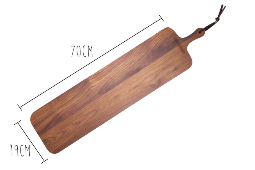 Dutch Deluxes XL SLIM FIT skærebræt 19x70 cm med håndtag