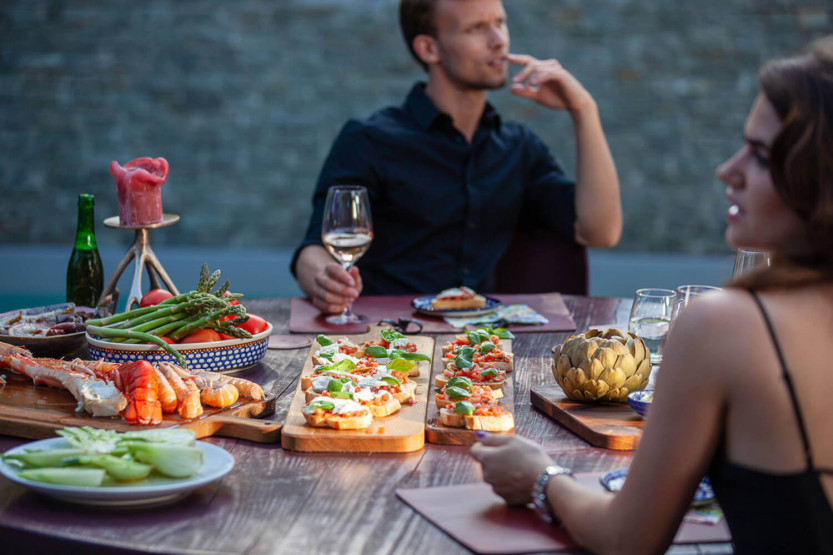 Dutch Deluxes XL 34x70 cm skjærebrett med håndtak