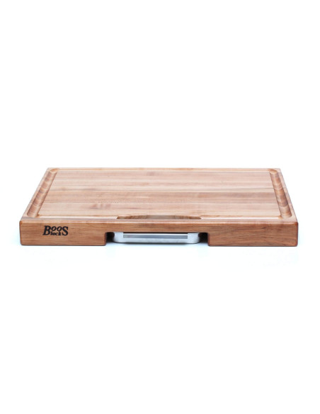Boos Blocks Prep Masters tabla de madera de arce + bandeja de acero 46 x 38 x 6cm