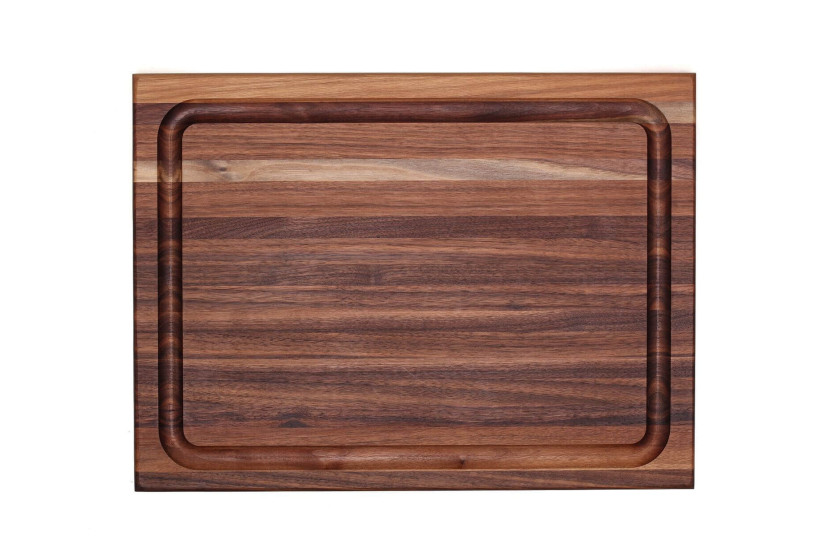Tagliere in noce Boos Blocks con canalina reversibile 51x38x4cm