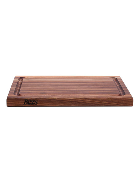 Tagliere in noce Boos Blocks con canalina reversibile 51x38x4cm