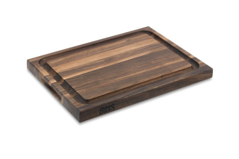 Boos Blocks walnut cutting board with reversible gutter 51x38x4cm