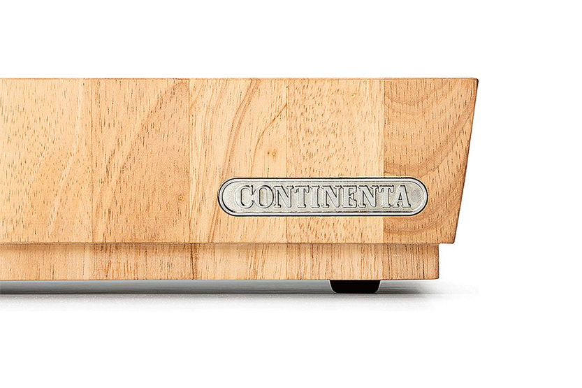 Bloque biselado Continenta de madera de caucho