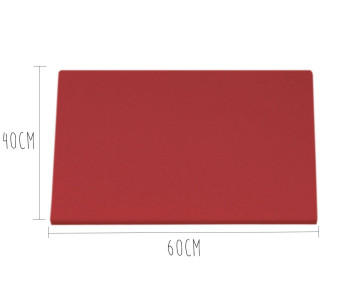 HD500 tabla de cortar de polietileno rojo con patas 60x40cm