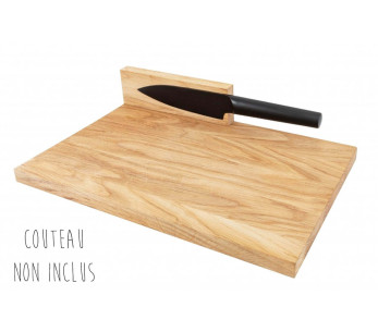 Tagliere multifunzione in legno di quercia Clap Design 32x20x2cm 2