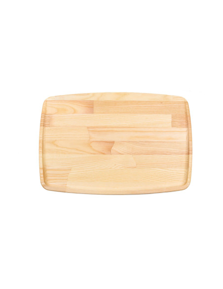Legnorat Dorsoduro håndlavet skærebræt i naturlig ask med skrånende overflade