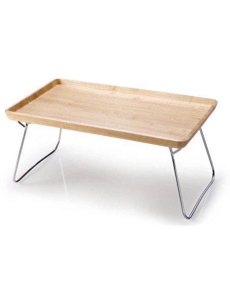 Continenta houten bedplank op metalen poten 53x32x7cm