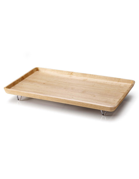 Continenta houten bedplank op metalen poten 53x32x7cm