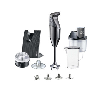 Bamix SuperBox Black - Bamix Swissline + SliceSy y accesorios