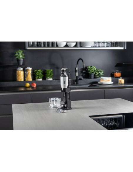 Bamix M200 Deluxe zilveren staafmixer met accessoires