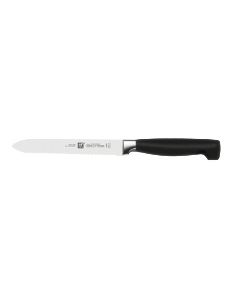 Zwilling Four Star Universal knife 13cm serrated blade