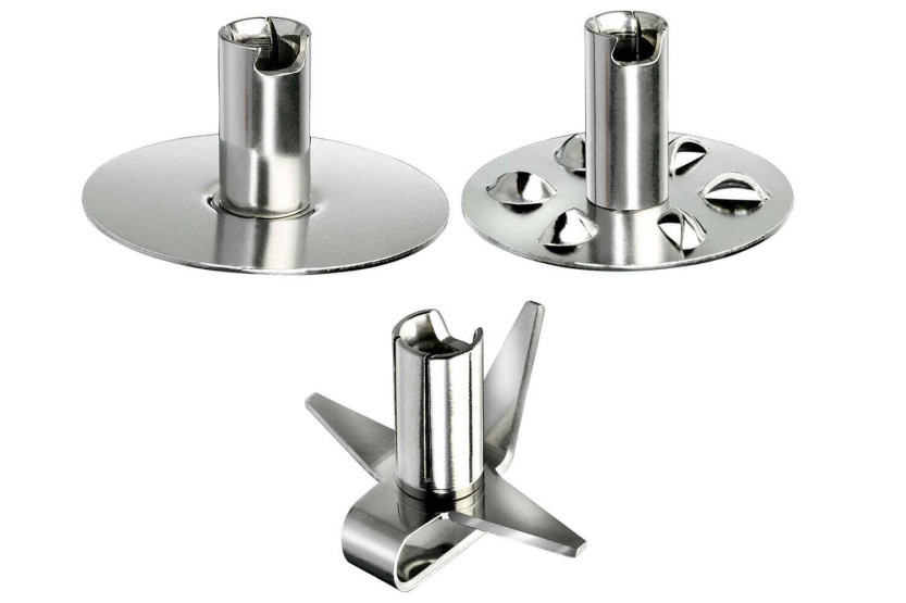 Batidora de mano Bamix M200 Deluxe plateada con accesorios