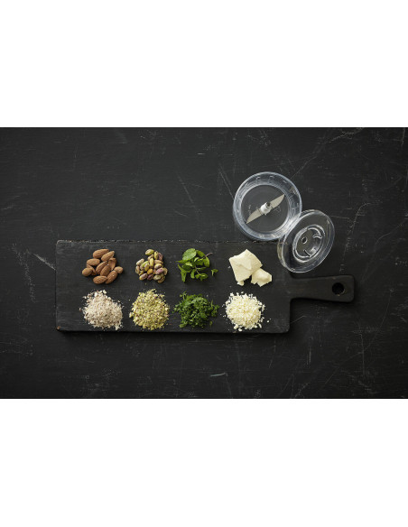 Bamix M200 Deluxe zilveren staafmixer met accessoires