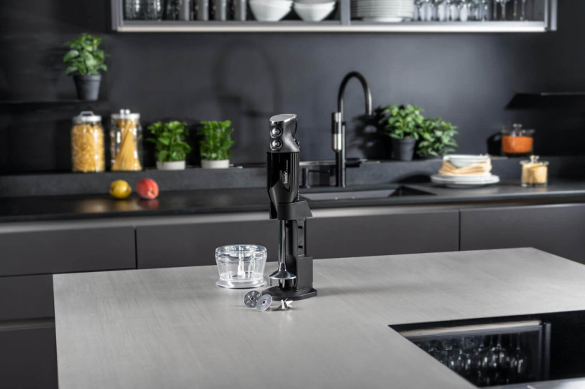 Frullatore manuale Bamix M200 Deluxe nero con accessori