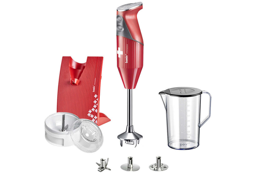 Frullatore a immersione Bamix M200 Swissline Red Cross con accessori
