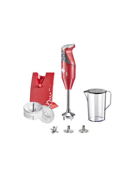 Bamix M200 Swissline Red Cross hand blender with accessories