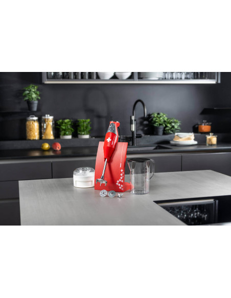 Frullatore a immersione Bamix M200 Swissline Red Cross con accessori