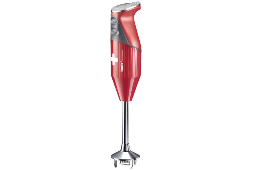 Bamix M200 Swissline Red Cross hand blender with accessories