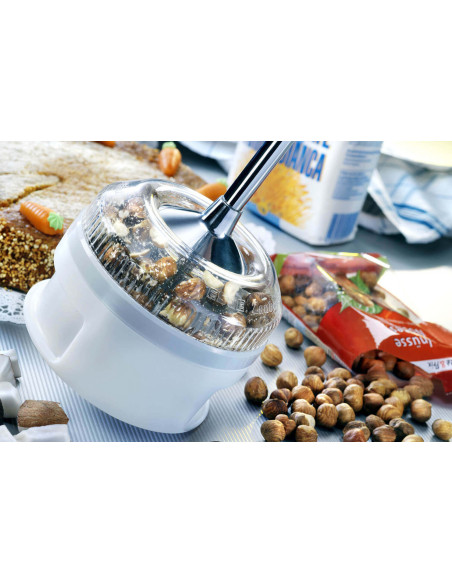 Bamix Stabmixer M200 Swissline Rot Kreuz mit Zubehör