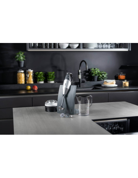 Bamix M200 Swissline Silver hand blender with accessories