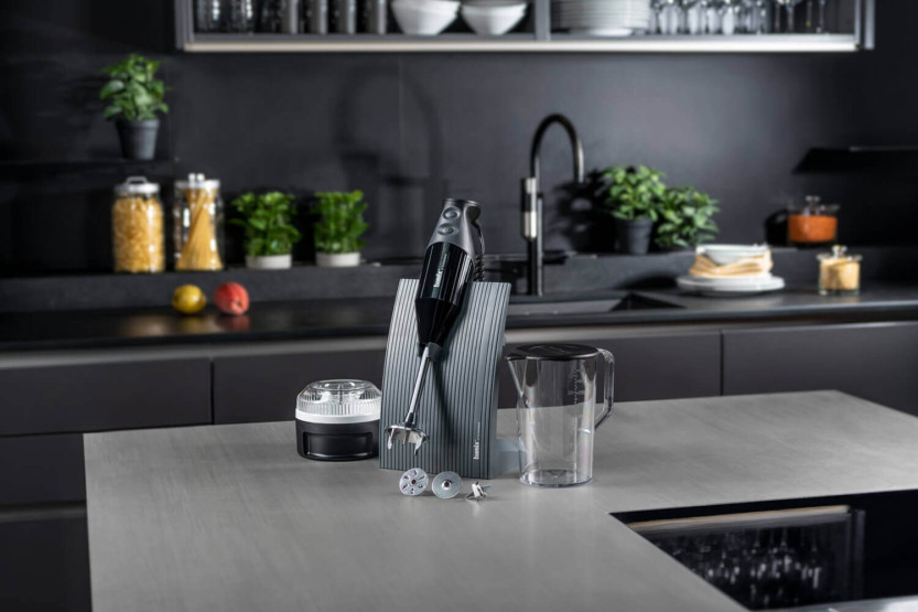 Bamix M200 Swissline stavmikser Svart med tilbehør