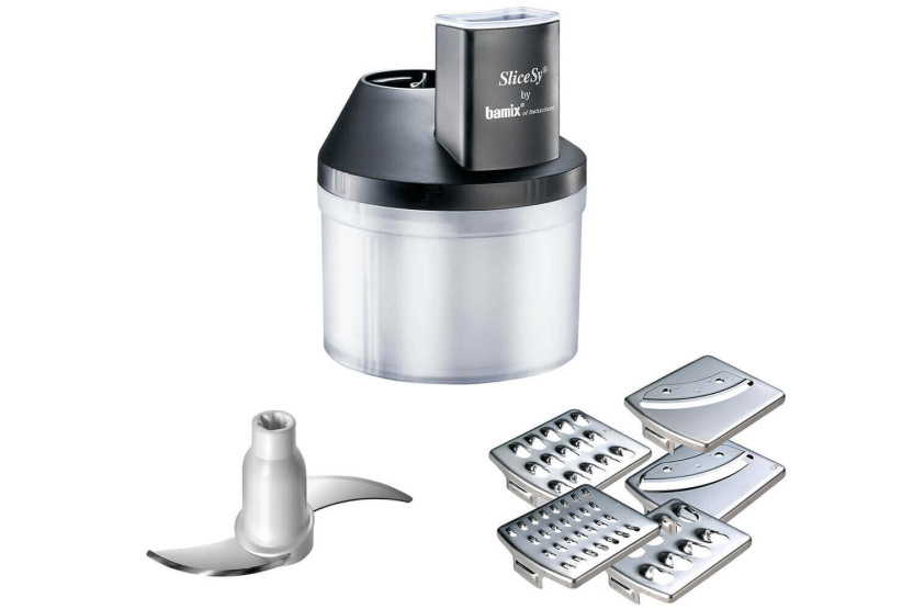 Robot Bamix SliceSy black for versatile Bamix blender