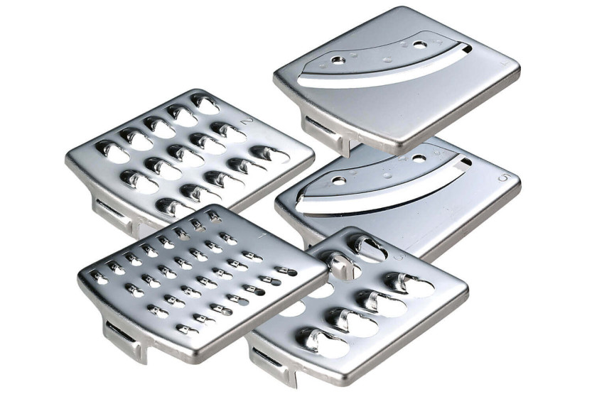 Processador de alimentos preto SliceSy Bamix para a misturadora multiusos Bamix