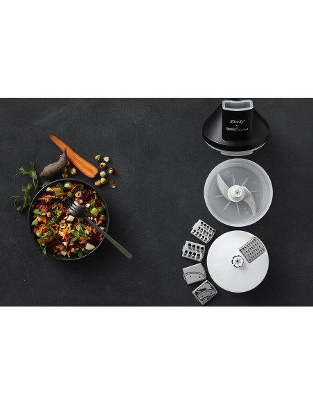 Procesador de alimentos Bamix SliceSy negro para batidora Bamix multiusos