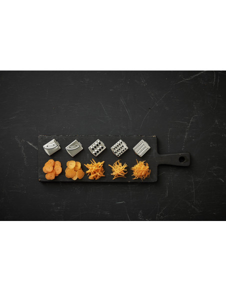 Processador de alimentos preto SliceSy Bamix para a misturadora multiusos Bamix