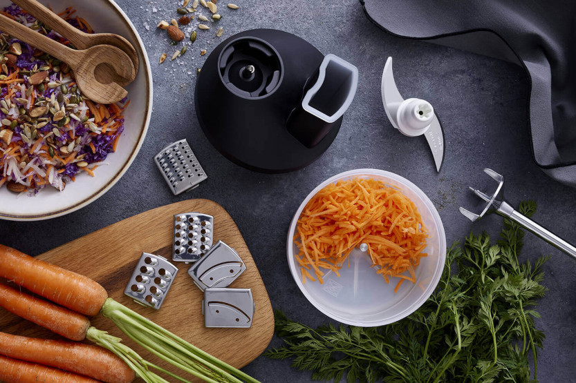 Robot Bamix SliceSy black for versatile Bamix blender