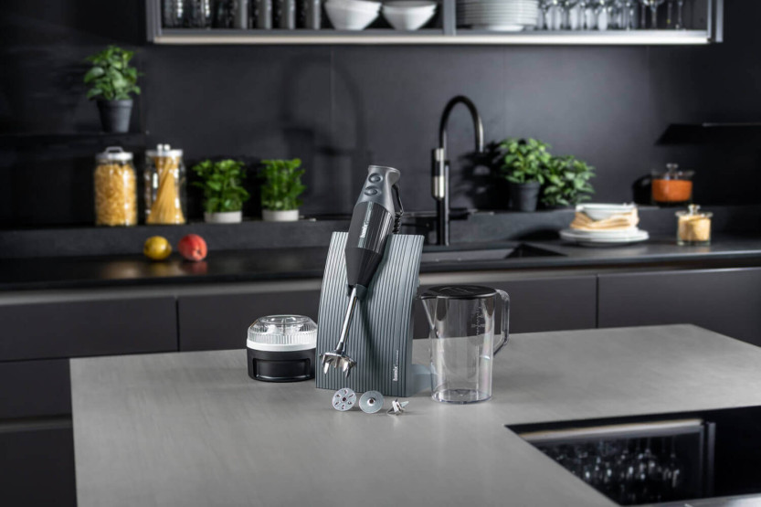 Bamix M200 Swissline hand blender anthracite with accessories