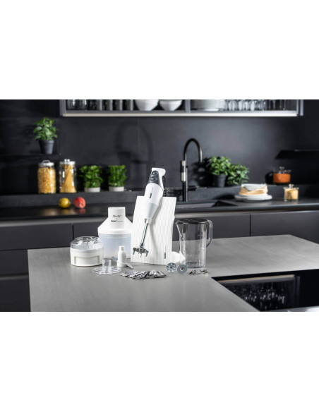 Bamix SuperBox blanco - Bamix M200 Swissline + SliceSy y accesorios