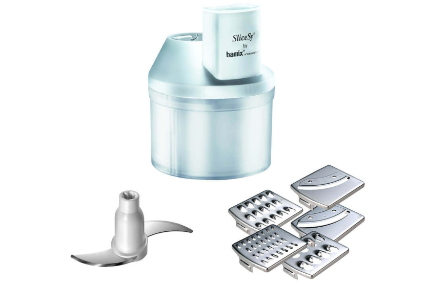 Bamix SuperBox white - Bamix M200 Swissline + SliceSy and accessories