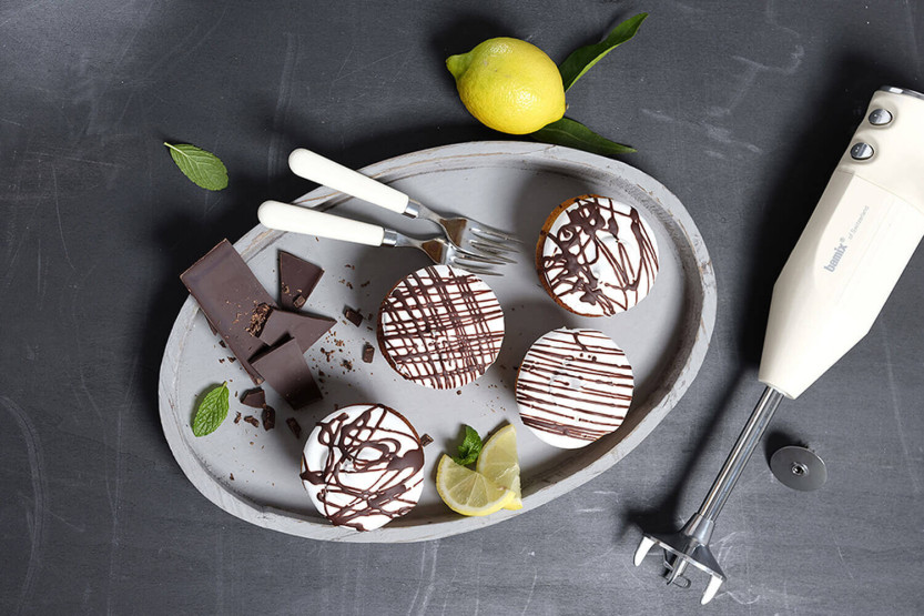 Bamix Pâtisserie M200 Swissline flødesæt - tilbehør + opskriftsbog