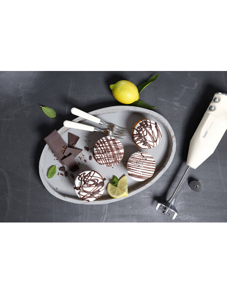 Bamix Pâtisserie Set M200 Swissline Creme - Zubehör + Rezeptbuch