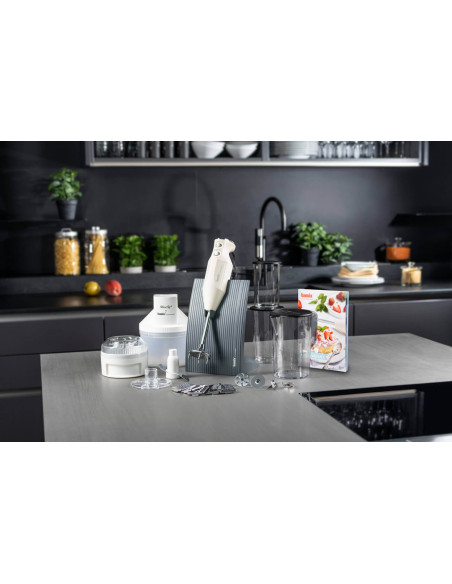 Bamix Pâtisserie Set M200 Swissline Creme - Zubehör + Rezeptbuch