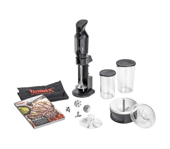 Bamix Barbecue M200 Deluxe musta setti - tarvikkeet + esiliina + reseptikirja