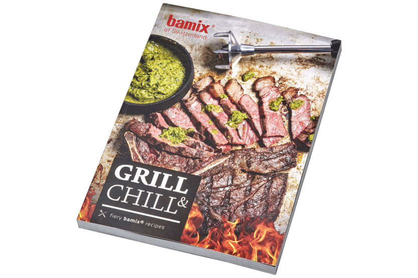 Bamix Barbecue M200 Deluxe musta setti - tarvikkeet + esiliina + reseptikirja