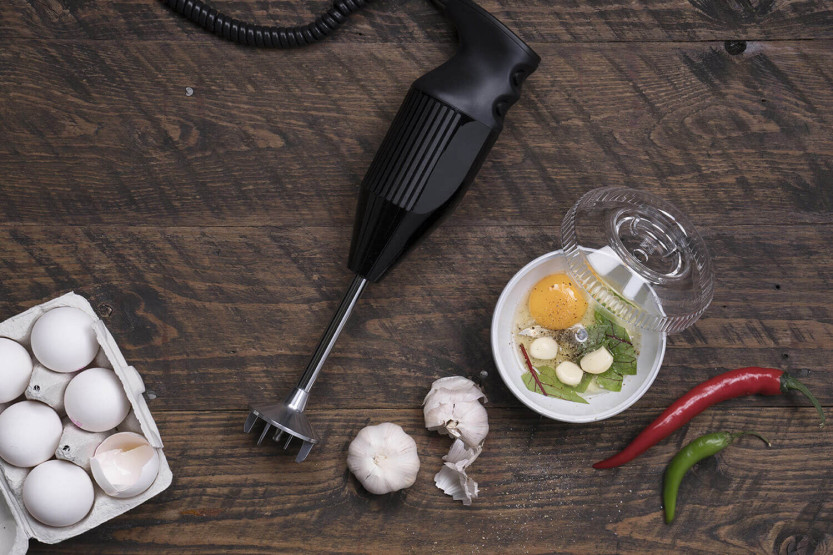 Bamix Barbecue M200 Deluxe musta setti - tarvikkeet + esiliina + reseptikirja