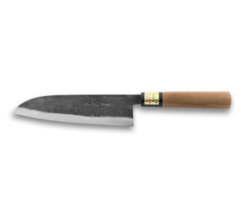 Cuchillo santoku japonés de carbono Moritaka Aogami Super Series