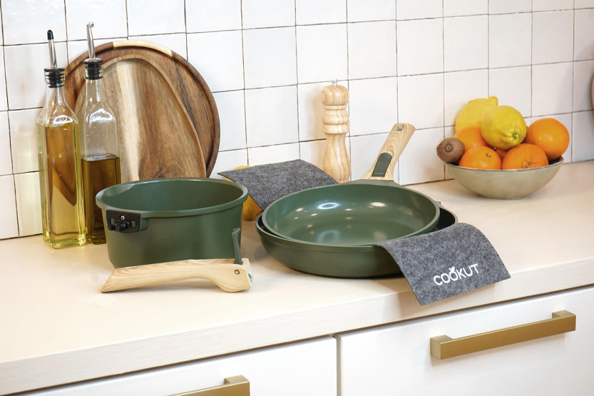 Juego de 3 fieltros Cookut para utensilios de cocina
