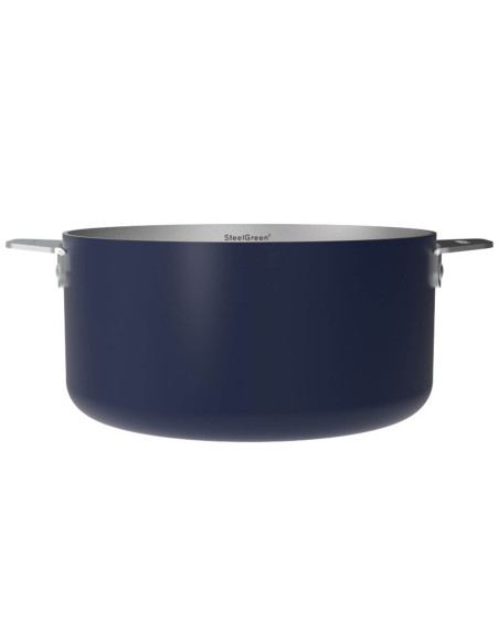 Cacerola Cookut La Merveilleuse 20cm de acero inoxidable Steel Green