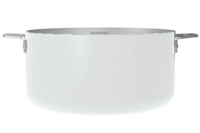 Cookut La Merveilleuse 20cm stainless steel Steel Green® saucepan