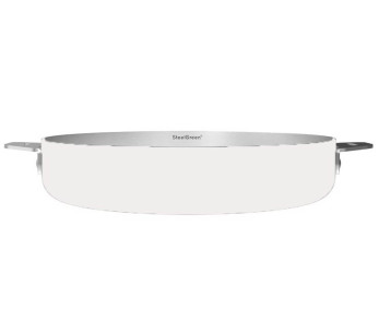 Cookut La Merveilleuse 24 cm Steel Green®-stekepanne i rustfritt stål 2
