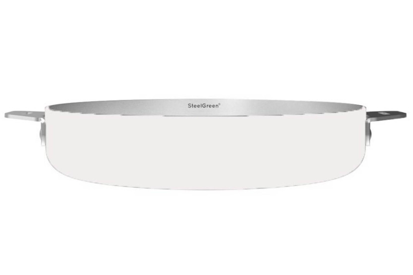 Cookut La Merveilleuse 24 cm Steel Green®-stekepanne i rustfritt stål